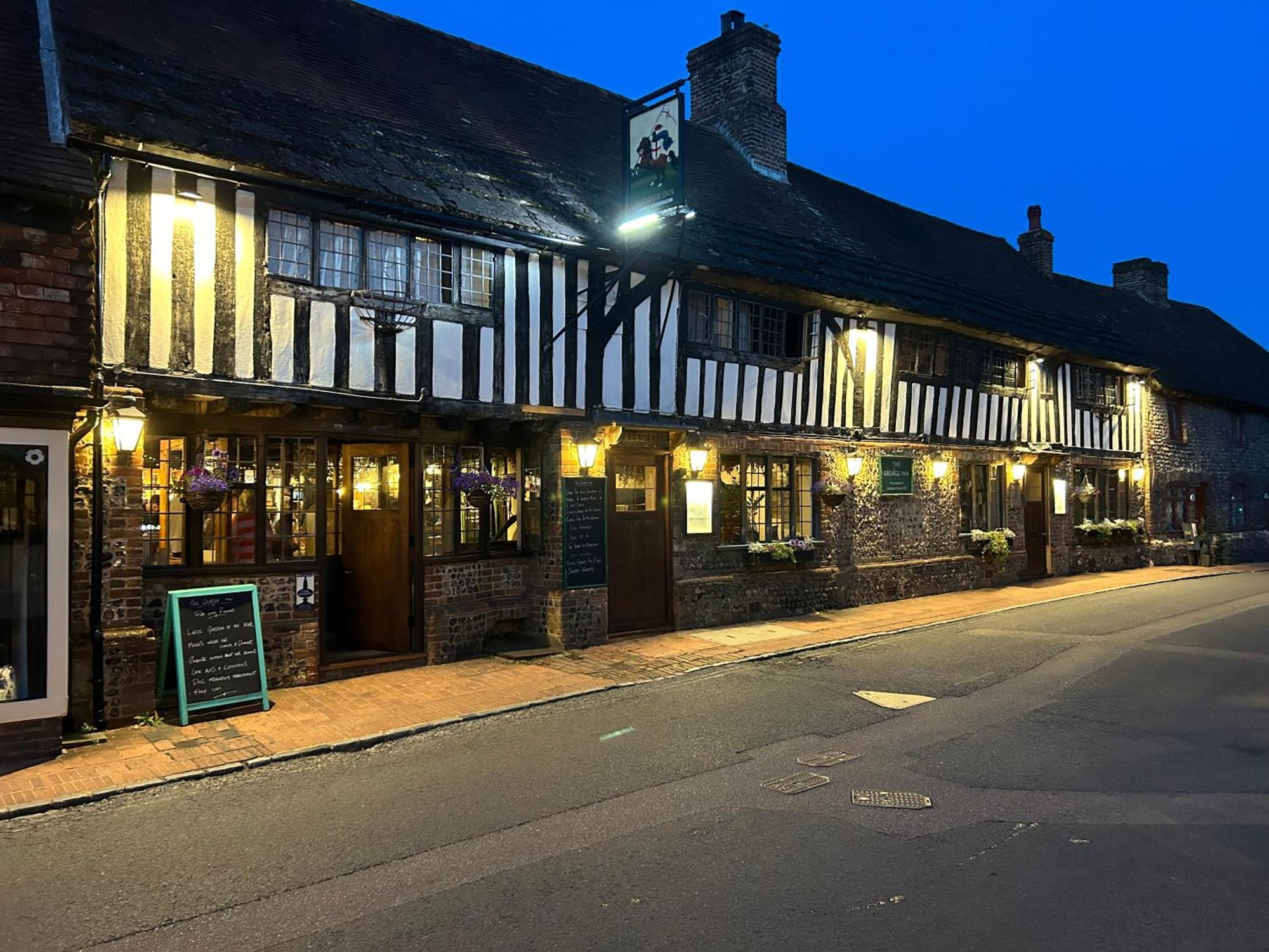 The George Inn Alfriston Eksteriør billede